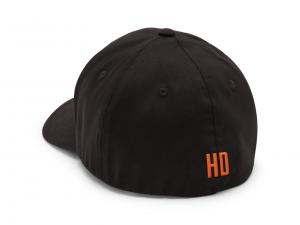 HAT-STRETCH FIT,WOVEN,BLACK_1