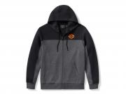 HOODIE-KNIT,DARK GREY/BLACK CL 96716-25VM