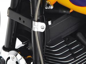 CHROME CLUTCH CABLE CLIP 91360-03