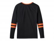 Longleeve "First-Class Long Sleeve Raglan Top Black"_1