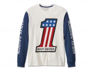 Men's #1 Racing Long Sleeve Tee 99090-24VM