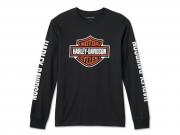 Longsleeve "Bar & Shield Black" 99081-24VM