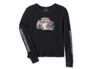Longsleeve "Cowgirl Graphic Black" 96179-25VW