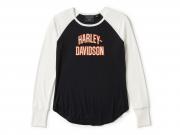 Longsleeve "Essential Arched Font Long Sleeve Raglan Black" 99297-25VW