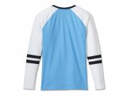Longsleeve "First-Class Raglan Top Blue"_1
