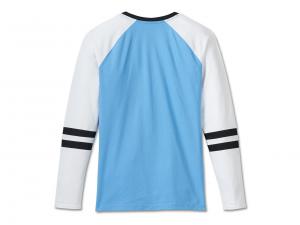 Longsleeve "First-Class Raglan Top Blue"_1