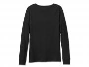 Longsleeve "Timeless Henley Black"_1