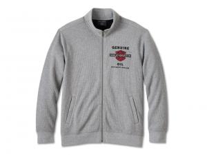 MOCK NECK-KNIT,HEATHER GREY 96103-25VM