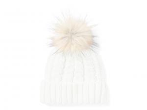 Mütze "Leather Patch Pom Beanie"_1