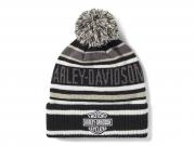 Mütze "Stripe Pom Beanie Black" 97772-25VX