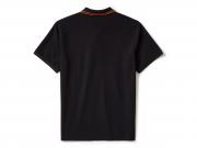 Polo "Bar & Shield Solid Pique Black"_1