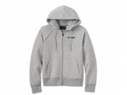 Pullover "Classic Bar & Shield Zip Front Hoodie Grey" 96064-25VW