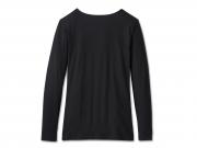 Pyjama-Set "Bar & Shield Long Sleeve Black"_2
