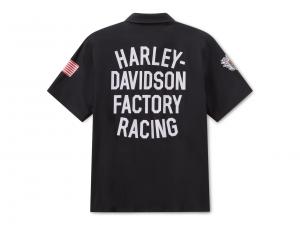 SHIRT-KNIT,FACTORY RACING,BLAC 96377-26VX