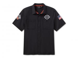 SHIRT-KNIT,FACTORY RACING,BLAC_1