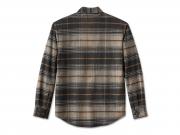 SHIRT-WOVEN,GREY PLAID_1