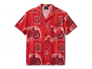 SHIRT-WOVEN,RED 96144-25VM