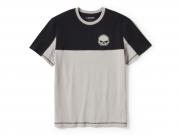 T-Shirt "Men's Willie G Skull Colorblock Short Sleeve Colorblock Black" 96373-25VM
