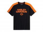 TEE-KNIT,BLACK/ORANGE COLORBLO 96720-25VM