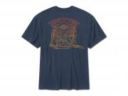 TEE-KNIT,ENGINE TWINS,BLUE 96391-26VM