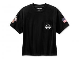 TEE-KNIT,FACTORY RACING,BLACK_1