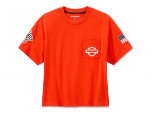 TEE-KNIT,FACTORY RACING,ORANGE_1