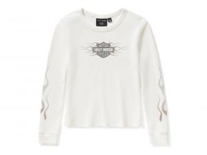 Top "Vintage Flames Knit Top Cloud Dancer" 96762-25VW