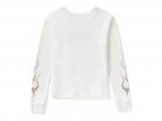 Top "Vintage Flames Knit Top Cloud Dancer"_1